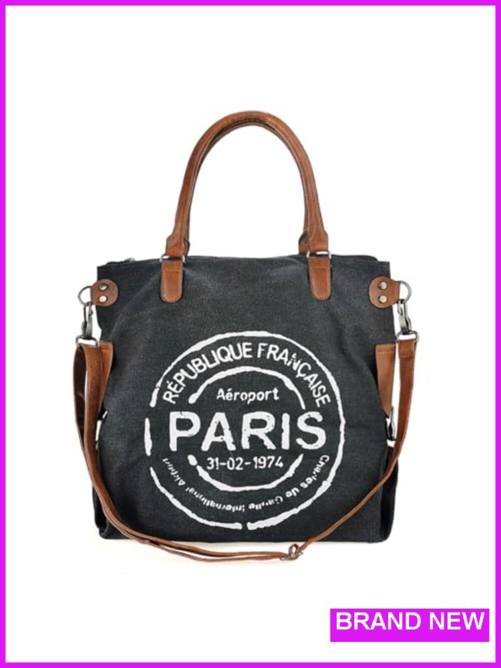 Large Canvas Tote Bag for Women with Zipper, Laptop Shoulder Bag, Hobo Handbag,